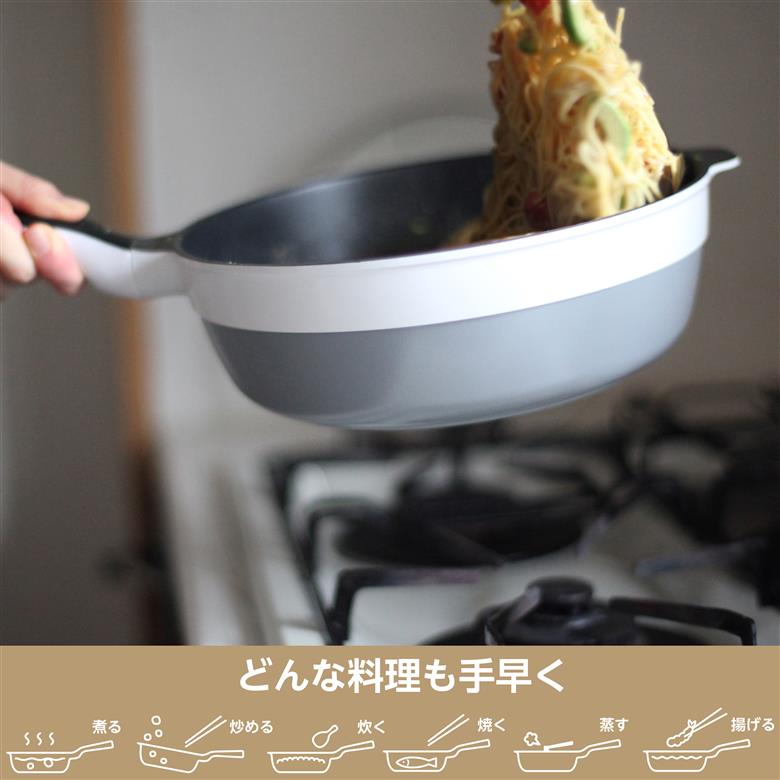 RHF-302 レミパンプラス(レッド) レッド 24cm（35,000円）