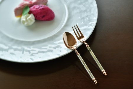 折燕ORI-EN コーヒースプーン 5本セット PG ANTIQUE SILVER