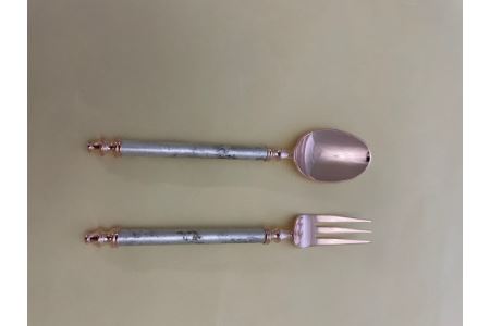 折燕ORI-EN コーヒースプーン・ヒメフォーク 10本セット PG ANTIQUE SILVER