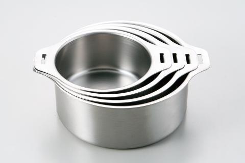 EM-029 燕三 IH対応ハンドル着脱式鍋18cm・20cmセット