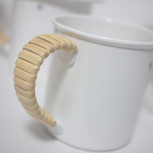 グローカルスタンダードプロダクツ TSUBAME RATTAN Mug Lサイズ (ホワイト) ホワイト
