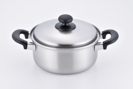 EM-022 燕三 IH片手鍋18cm & 両手鍋20cm & パスタポット22cm