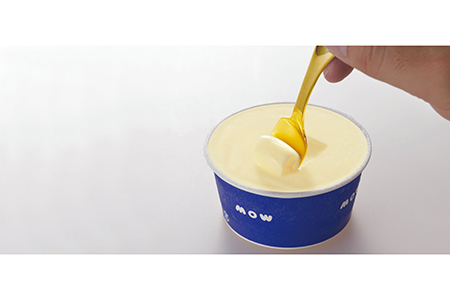 銅アイス【Hセット】SURUN 銅バターナイフ ゴールド×1、melt 銅アイスクリームスプーン(ラウンド/ゴールド) ×2セット