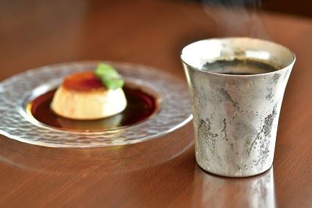 折燕ORI-EN 二重タンブラー260ml・コーヒースプーン・ヒメフォーク ANTIQUE SILVER