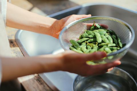 AMG-0417 enzo ステンレスざる & ボウルセット 18cm