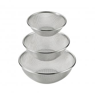 SUS-Z601 流石 ストロングメッシュザル22cm & 19cm & 16cm セット
