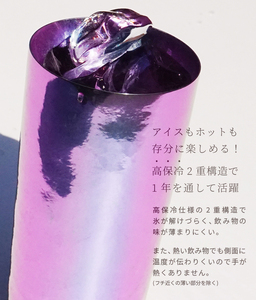 チタン二重タンブラー 彩光 ライト グラデーションG9 270ml グラデーションG9 ライト（270ml）（45,000円）