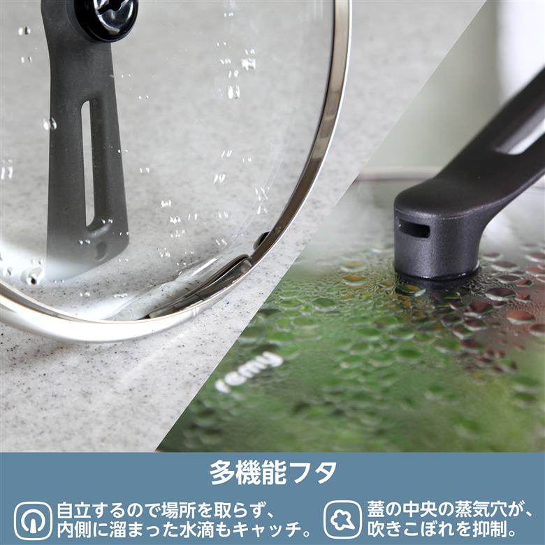 RHF-320 レミパンプラス 24cm (ブラック) IH対応 ブラック 24cm（35,000円）