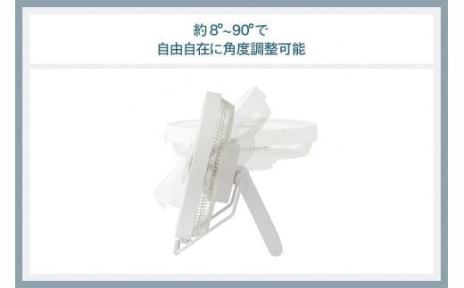 がっちりマンデーで紹介されました！ 【換気】首振りがいらないサーキュレーター (KJ-D783W)