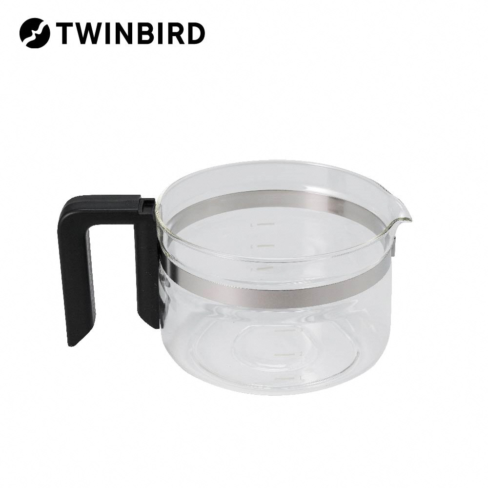 【部品】ガラスサーバー (フタなし) ツインバード 全自動コーヒーメーカー3杯用 (CM-D457B) 専用ガラスサーバー CM-D457-412P-JS