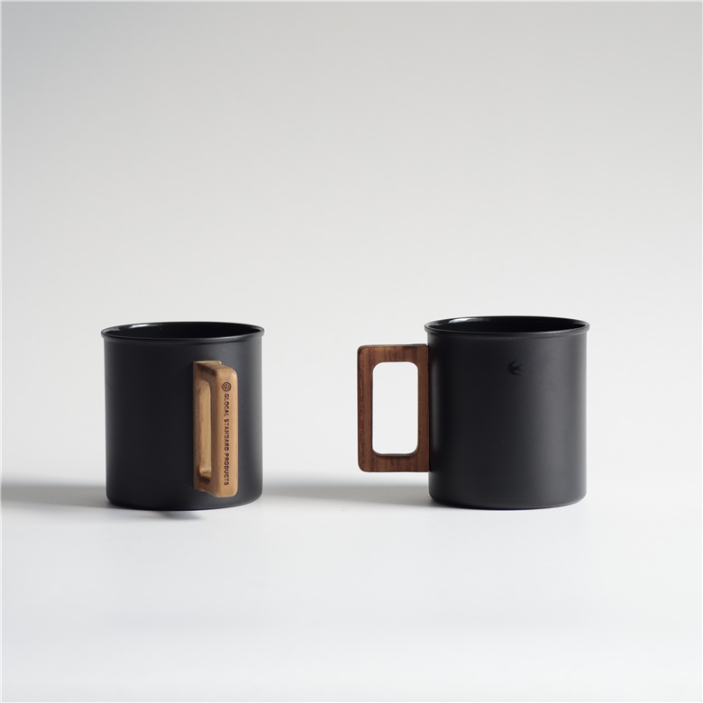 グローカルスタンダードプロダクツ TSUBAME / M&W Mug / Lサイズ 2個セット / マットブラック
