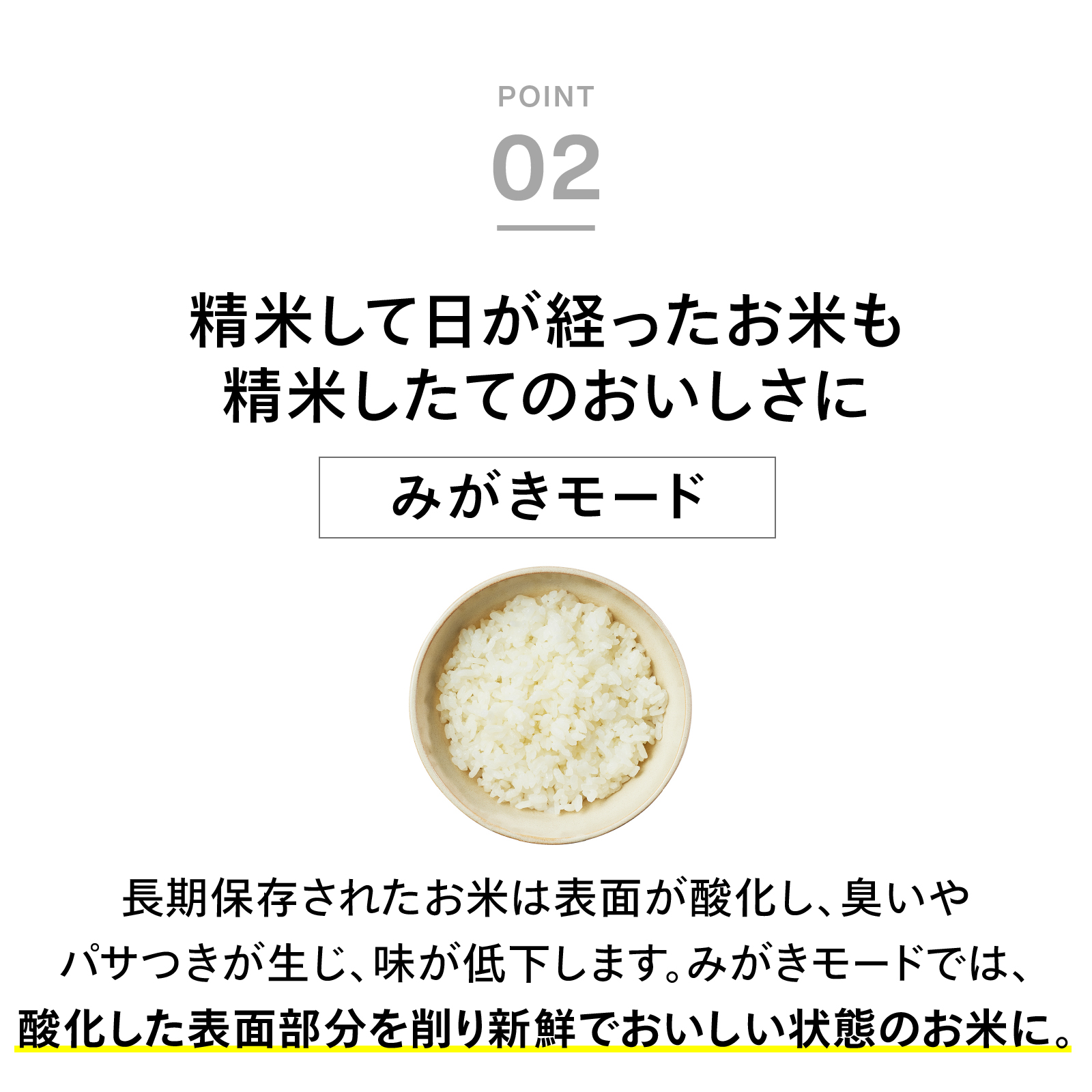 コンパクト精米器(EMR-EE21W)