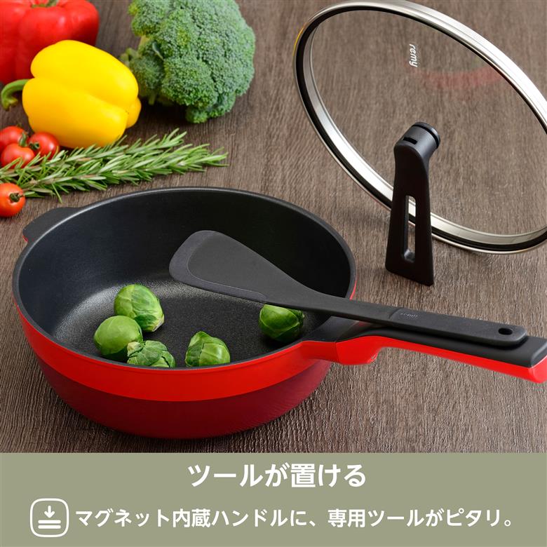 RHF-302 レミパンプラス(レッド) レッド 24cm（35,000円）