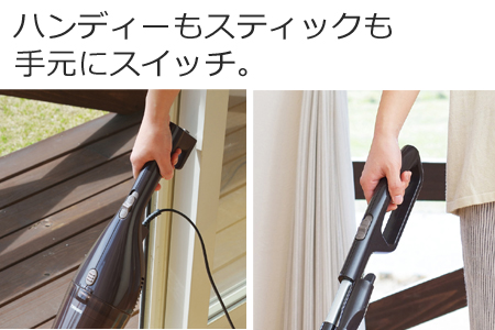 サイクロンスティック型クリーナー (TC-5107BR)