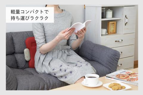 ホットシートマッサージャーHOT BEAT (レッド)(EM-2538R)