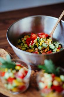 AMG-0417 enzo ステンレスざる & ボウルセット 18cm