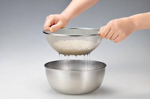 SUS-Z800 流石 ストロングメッシュザル19cm & ザル16cm & ボウル18cm & ボウル15cm セット