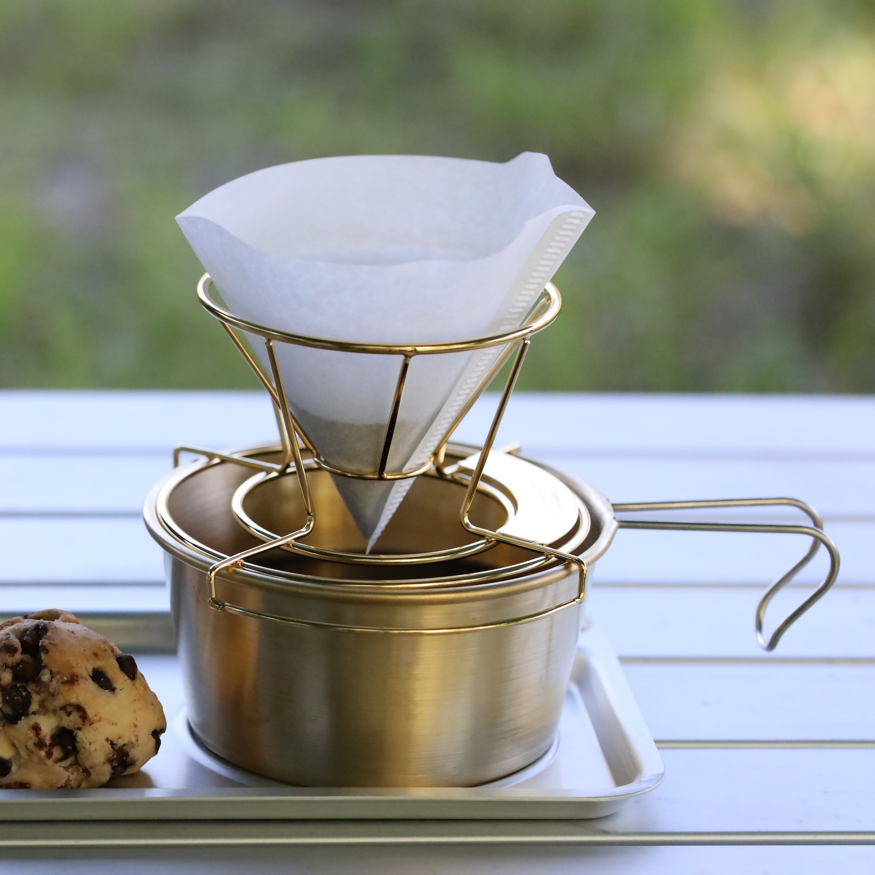 グローカルスタンダードプロダクツ TSUBAME / ワイヤードリッパー＆シェラカップ480ml セット / ゴールド ゴールド