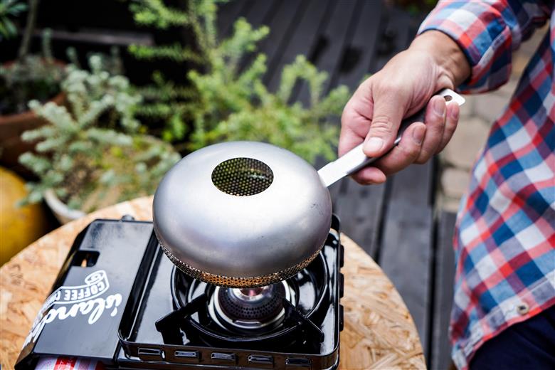 ハンドコーヒーロースター (生豆手焙煎機)