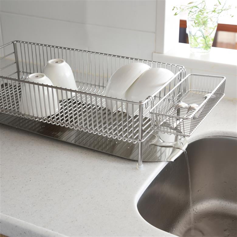 ラバーゼ NEW水切りかごスリム横置き3点セット DLM-8775