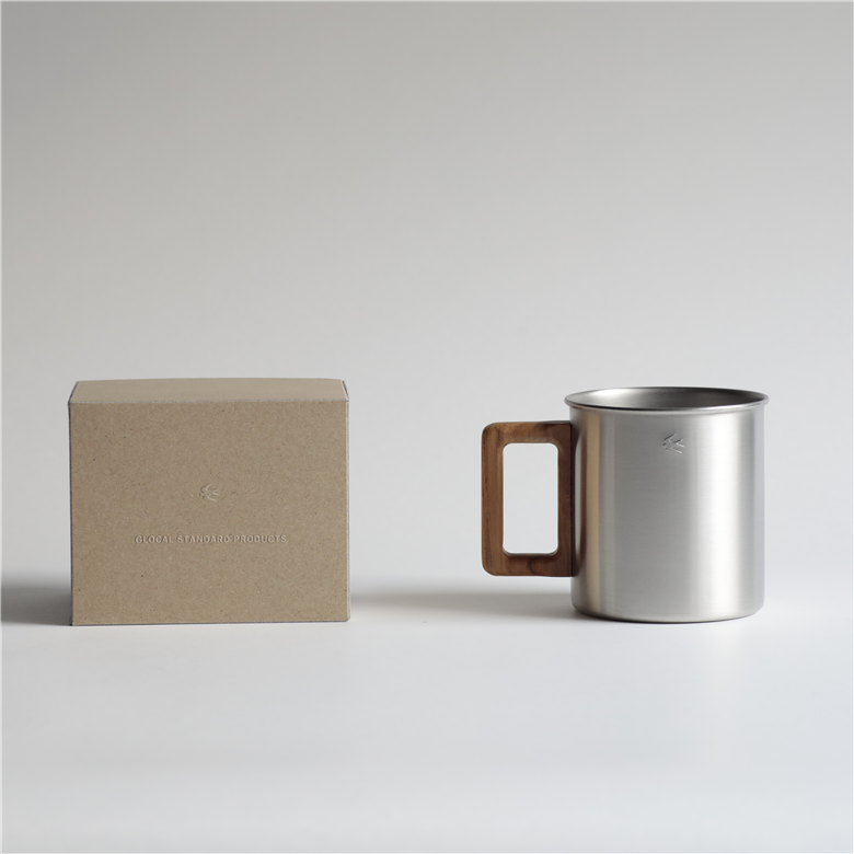 グローカルスタンダードプロダクツ TSUBAME / M&W Mug / Lサイズ 2個セット / シルバー