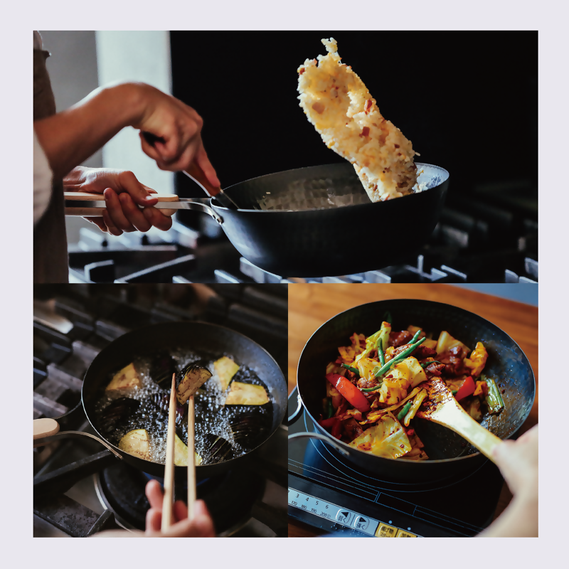 EN-013 enzo (エンゾウ) 鉄中華鍋28cm