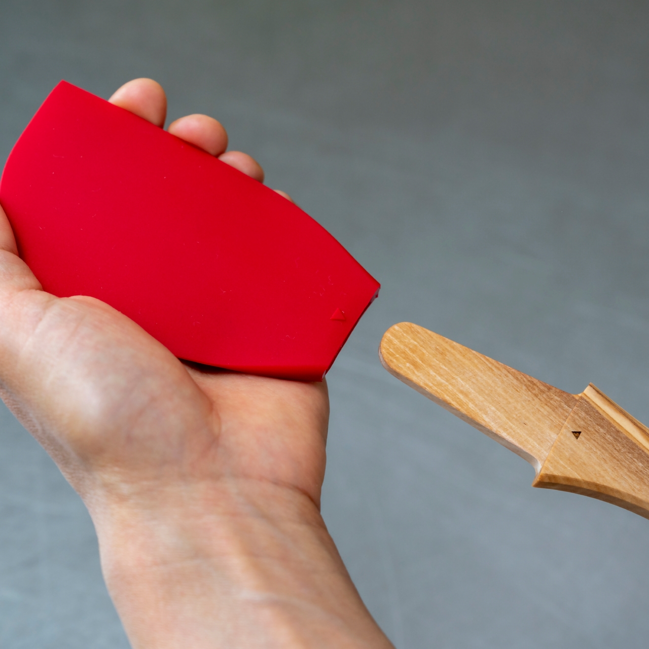 LB-106 ラバーゼ ボウル大&シリコーンヘラ レッド