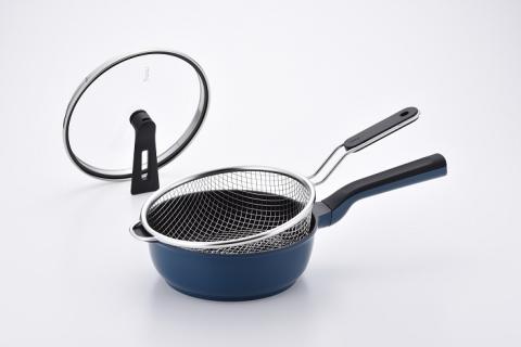 RHF-877 レミパンミニ(ネイビー) & かさなるストレーナーミニセット