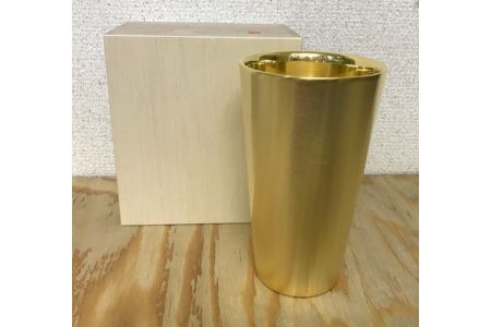 KTR-T002 二重ストレートタンブラー ファインゴールド