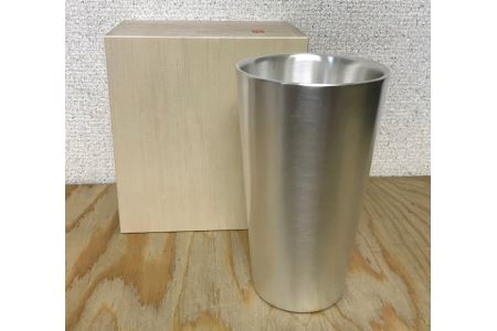 KTR-T001 二重ストレートタンブラー ファインシルバー
