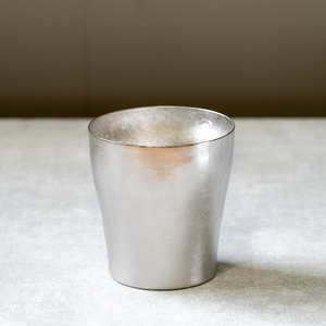 チタン二重タンブラー 玲 華チタン 銀鼠 250ml 銀鼠