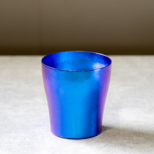 チタン二重タンブラー 玲 華チタン 群青 250ml 群青