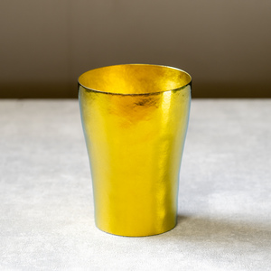 チタン二重タンブラー 玲 和み 黄金 250ml 黄金