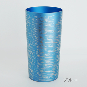 チタン二重タンブラー 白樺 大 ブルー 350ml ブルー 350ml（35,000円）