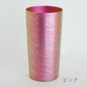 チタン二重タンブラー 白樺 大 ピンク 350ml ピンク 350ml（35,000円）