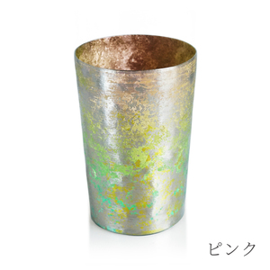 チタン二重タンブラー 鈦虹 ライト ピンク 270ml ピンク ライト（270ml）（35,000円）