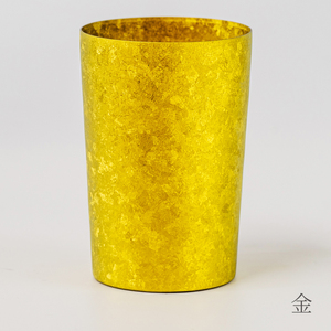 チタン二重タンブラー 窯創り ライト 金 270ml 金 ライト（270ml）（35,000円）