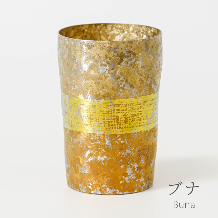 チタン二重タンブラー 木肌 ライト (ブナ)