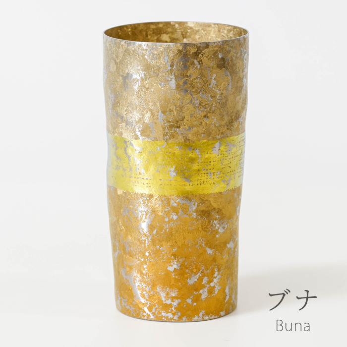 チタン二重タンブラー 木肌 プレミアム ブナ