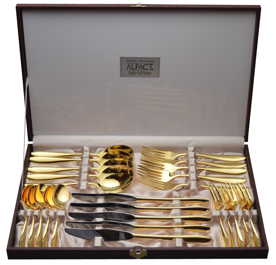 ALFACT / 金仕上ジェンヌ ディナー 25本セット (ギフトケース入れ)