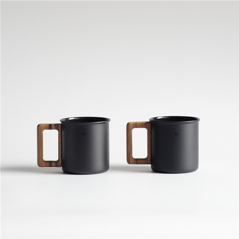 グローカルスタンダードプロダクツ TSUBAME / M&W Mug / Mサイズ 2個セット / マットブラック