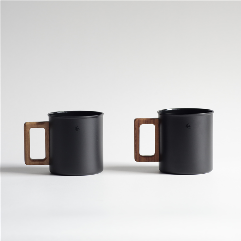 グローカルスタンダードプロダクツ TSUBAME / M&W Mug / Lサイズ 2個セット / マットブラック