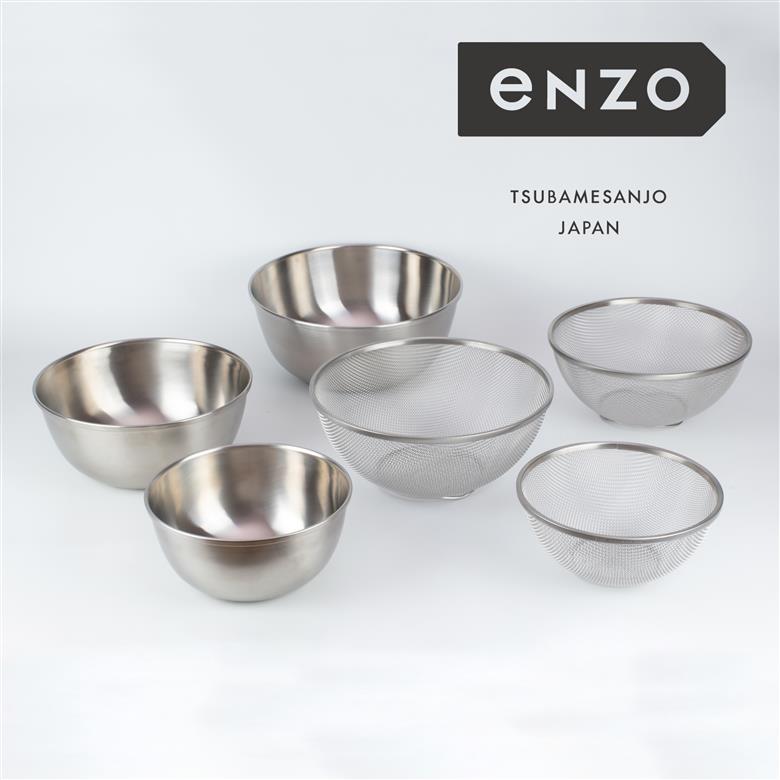 TMG-0412 enzo (エンゾウ) ざる・ボウル4点セット