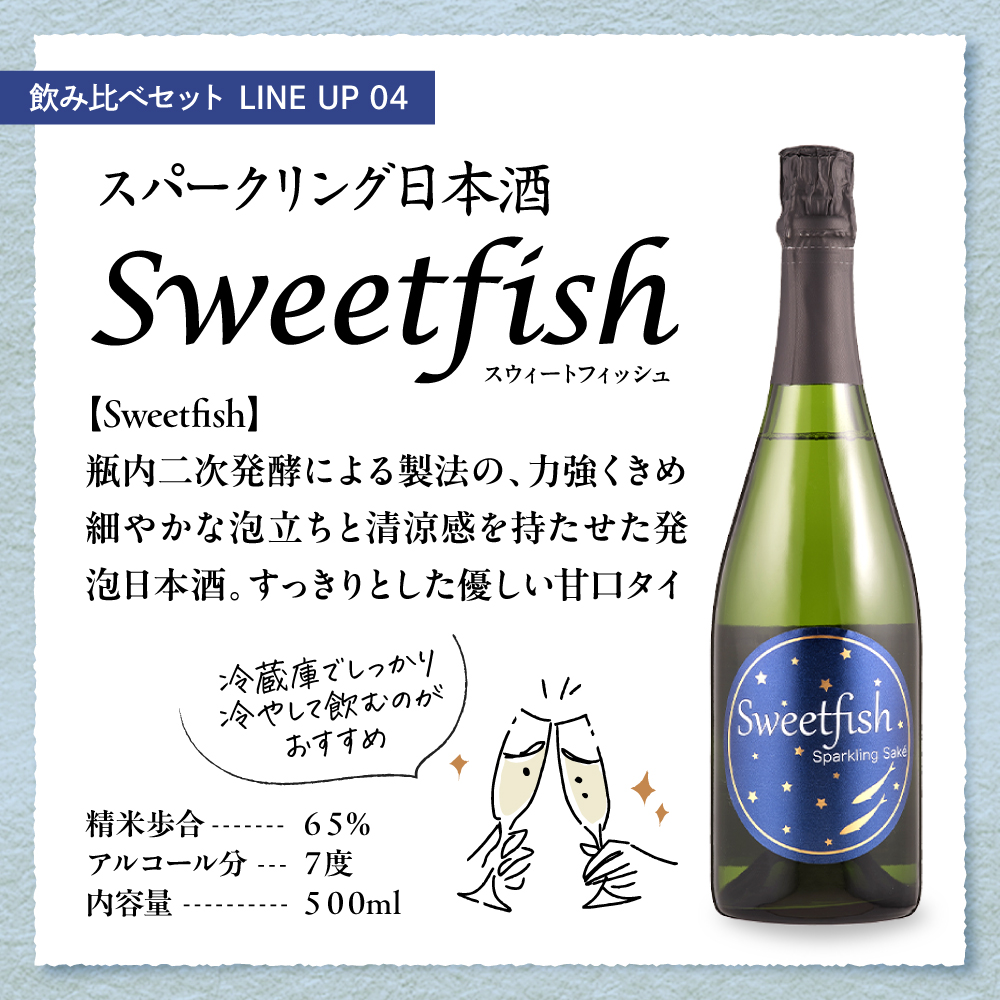  鮎正宗厳選純米のみくらべセット