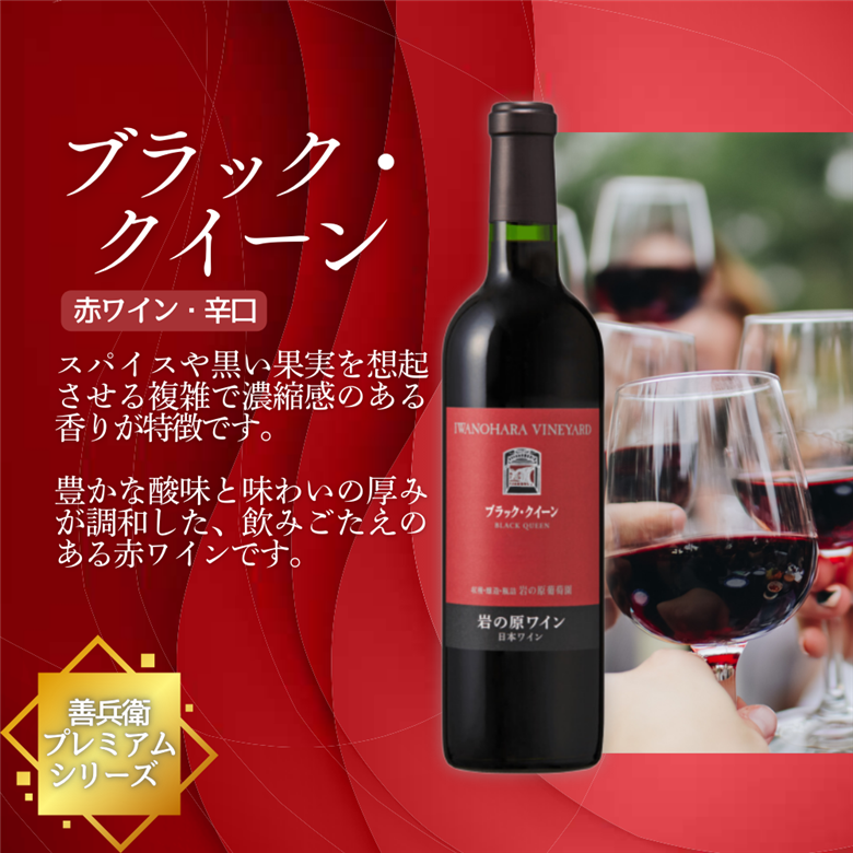 ワイン 岩の原ワイン ブラック・クイーン ( 赤ワイン 720ml ) お酒 岩の原 ふるさと納税 酒 新潟 上越