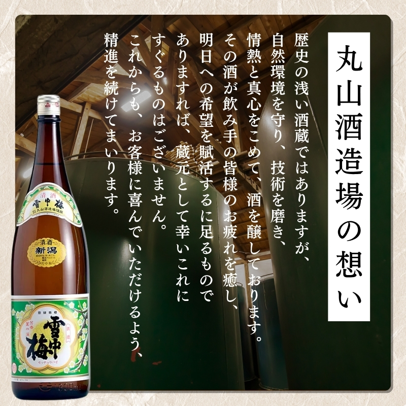 酒 雪中梅 普通酒 720ml 2本 お酒 日本酒 アルコール ギフト 新潟 上越