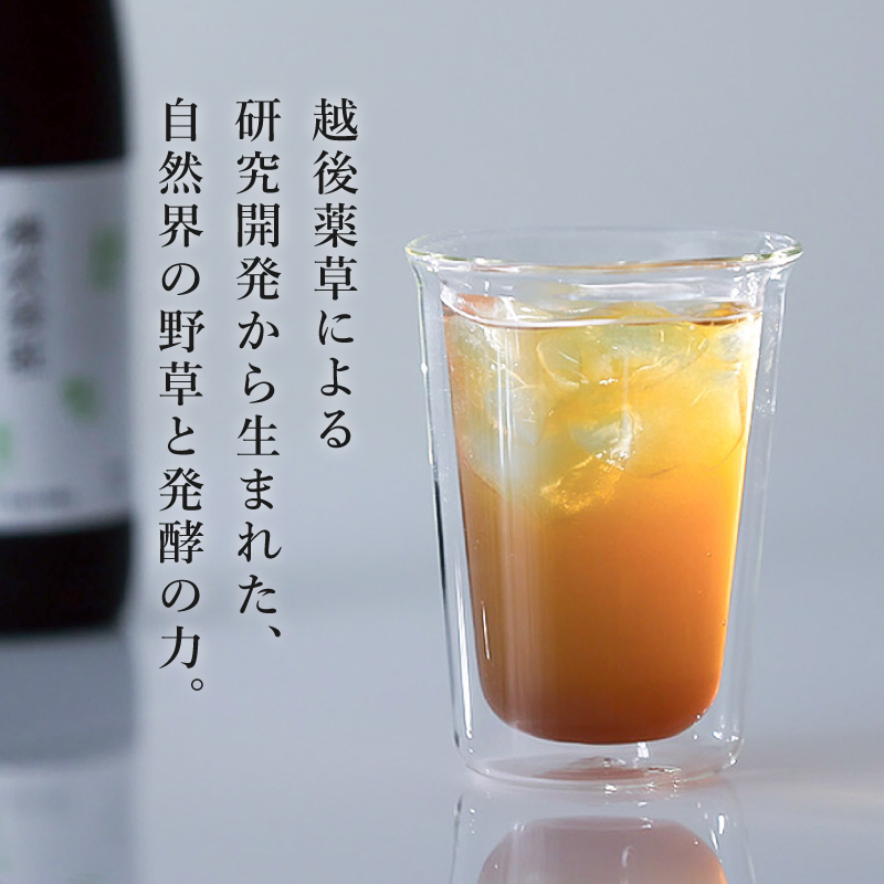 株式会社越後薬草の酵素 720ml 6本 越後薬草 植物発酵飲料 野草酵素 ファスティング 置き換え 断食 健康 美容 ドリンク 瓶 国産 送料無料 新潟 新潟県産 にいがた 上越 上越産