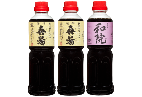 【老舗コトヨ醤油】 毎日の家庭料理用調味料 2種 500ml×計3本 1C01008