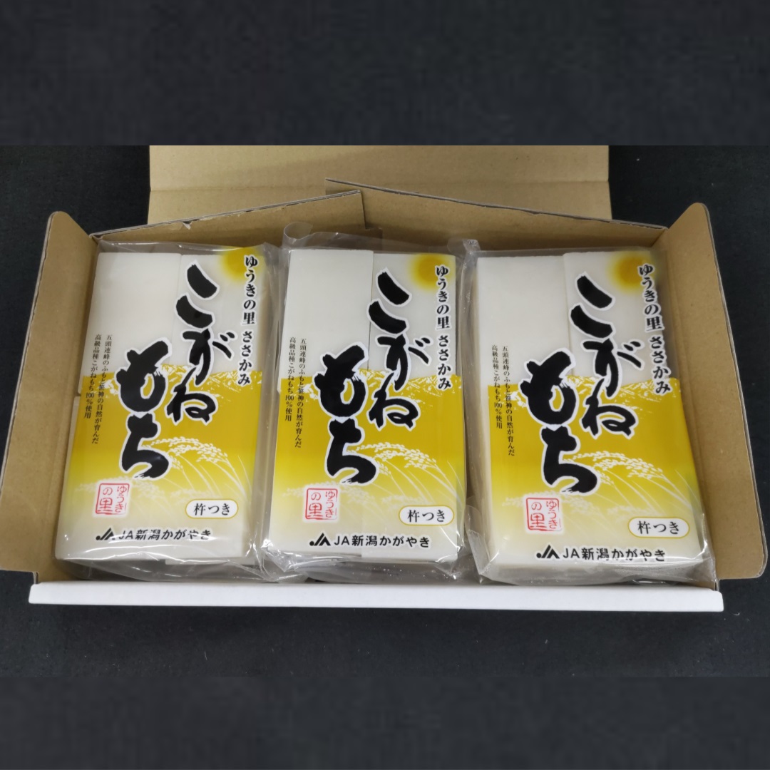 【秋冬限定】 杵つき 生切餅 8切×6パック ゆうきの里ささかみのこがねもち 2P05015