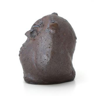 【安田瓦】 ふくろう「福来朗」 (中・耳あり)  1M01012